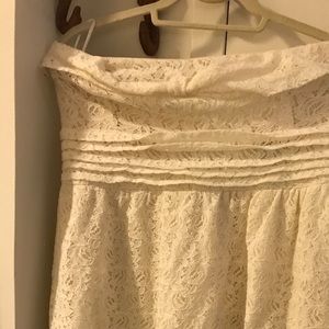 Cream color mini dress